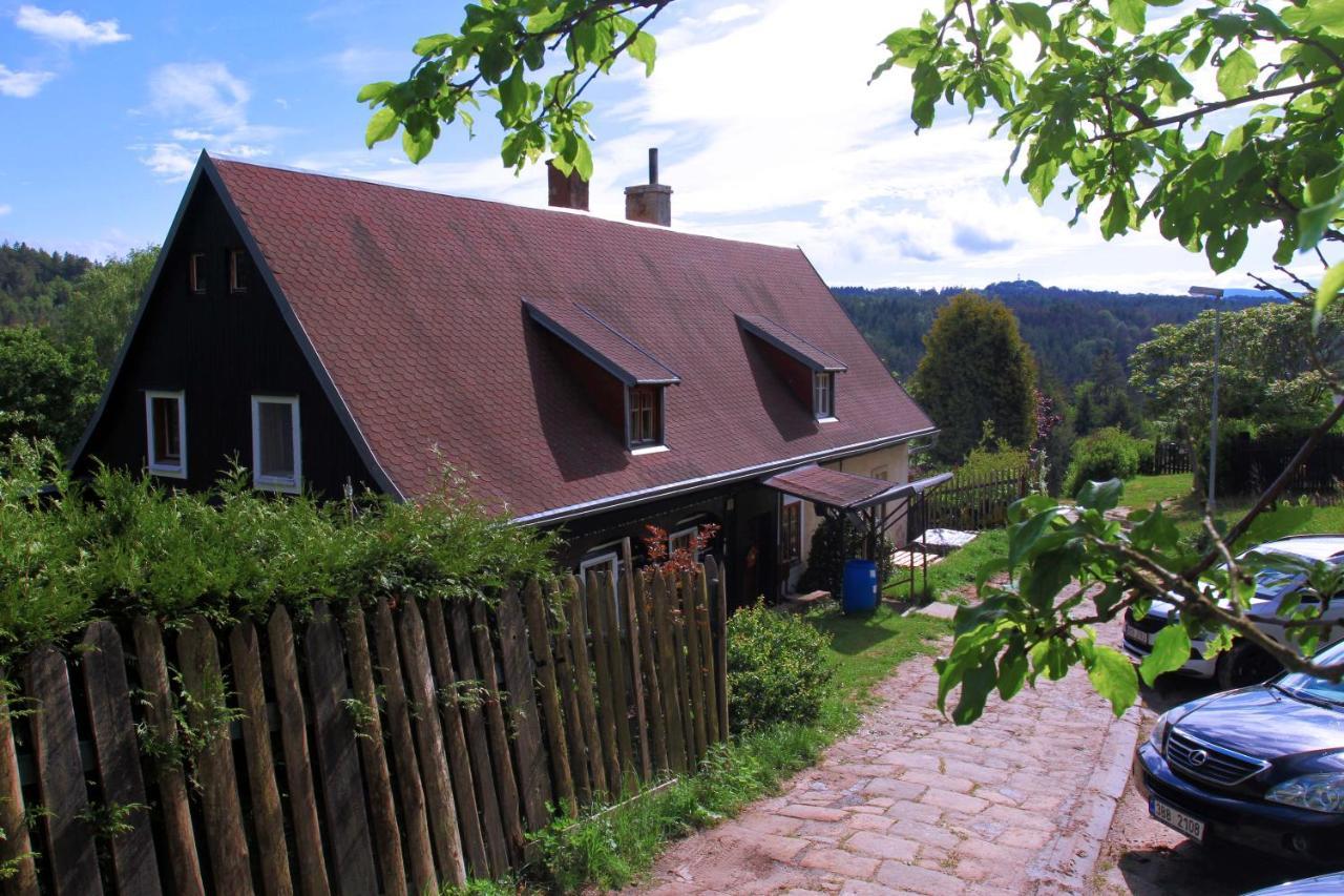 Вилла Wellness Chaloupka Mezna - Narodni Park Ceske Svycarsko Хренско Экстерьер фото
